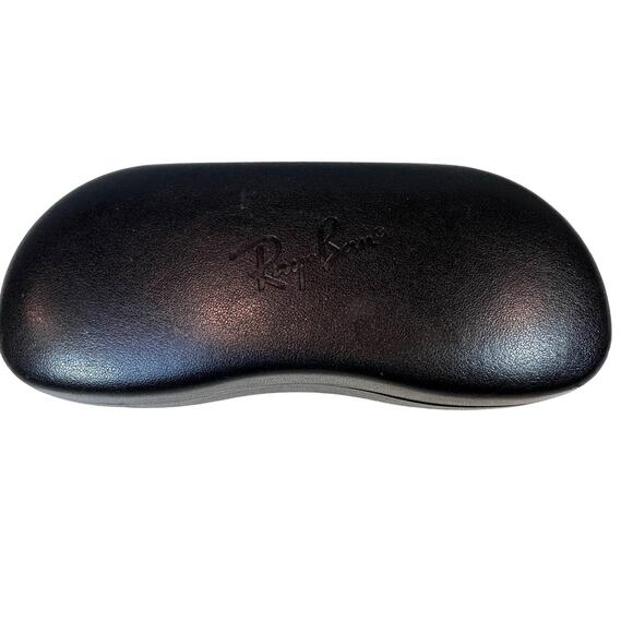 Ray Ban (Case only) Black  Eye Glasses Sunglasses Glasses Hard Clamshell - Picture 2 of 5